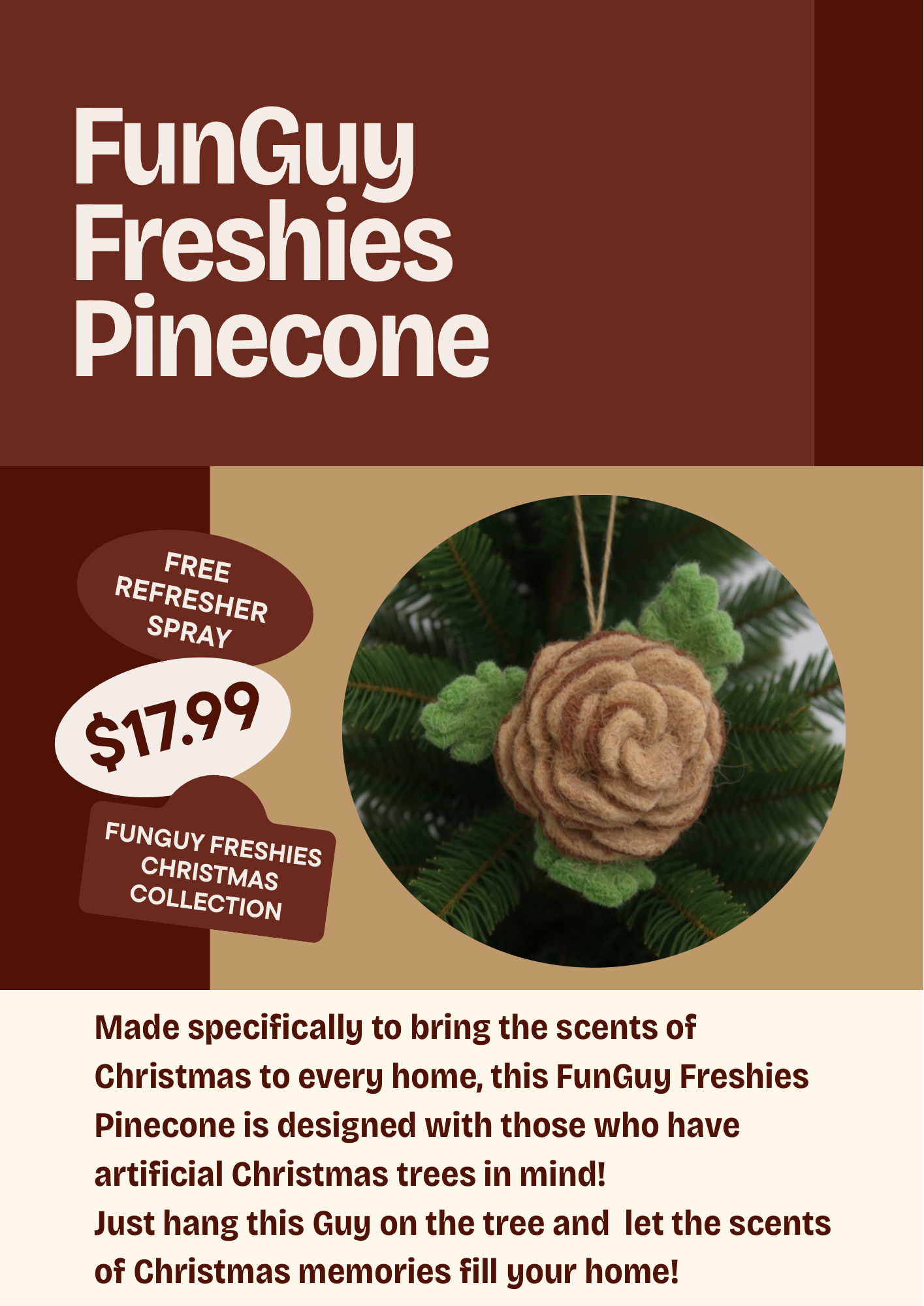 FunGuy Freshies Pinecone