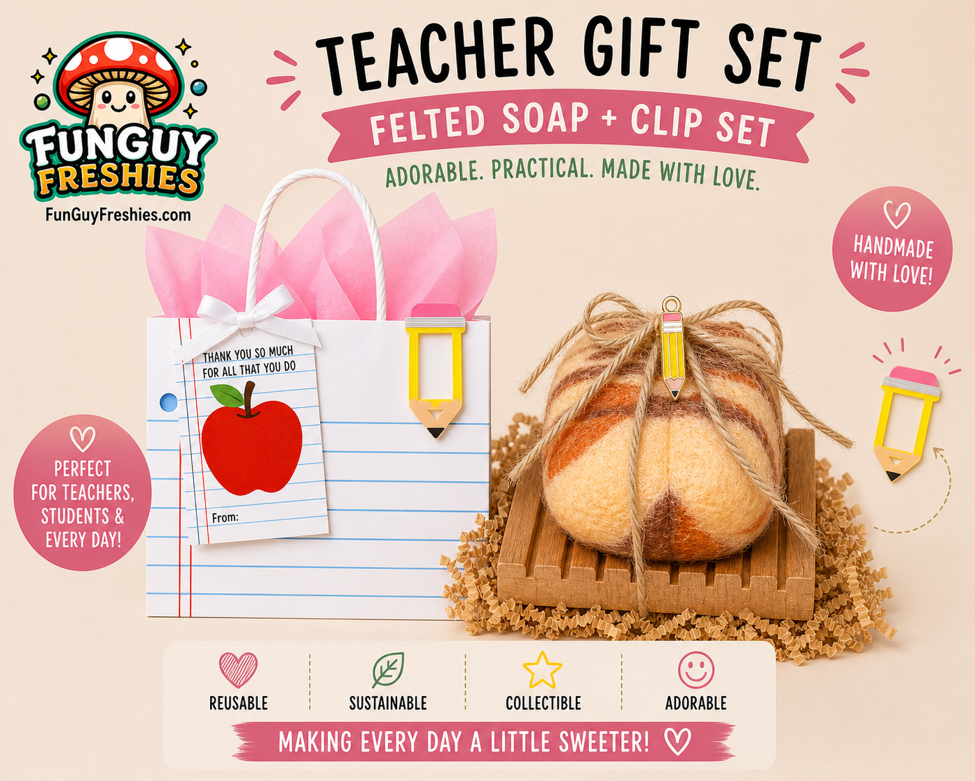FunGuy Freshies™ Freshen Ups Teacher Soap Gift Set